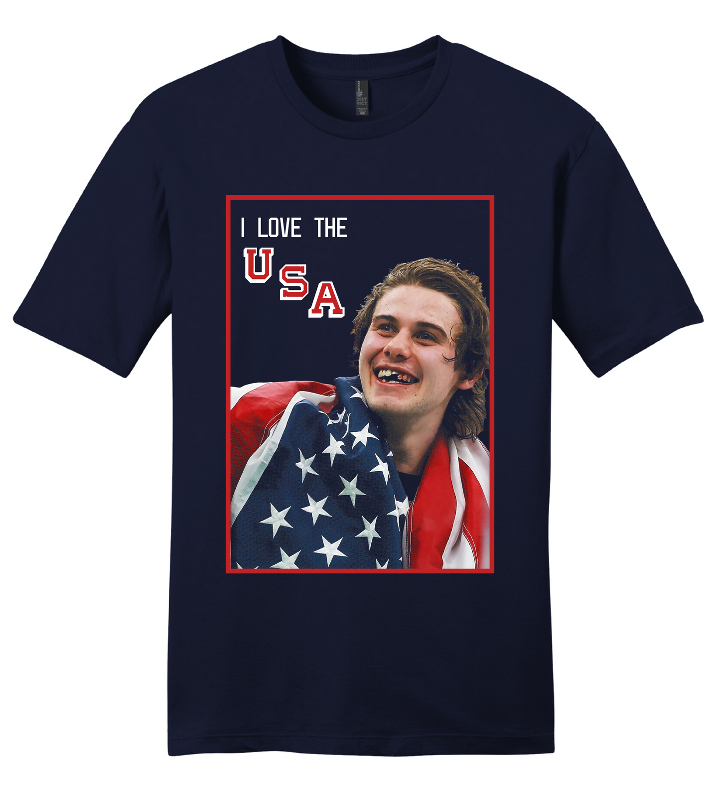Jack Hughes - I LOVE THE USA GOLD MEDAL TEE