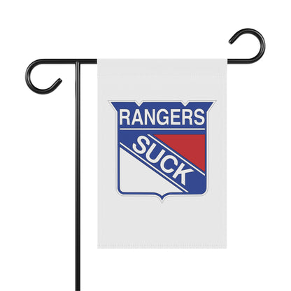 Rangers Suck Garden Banner