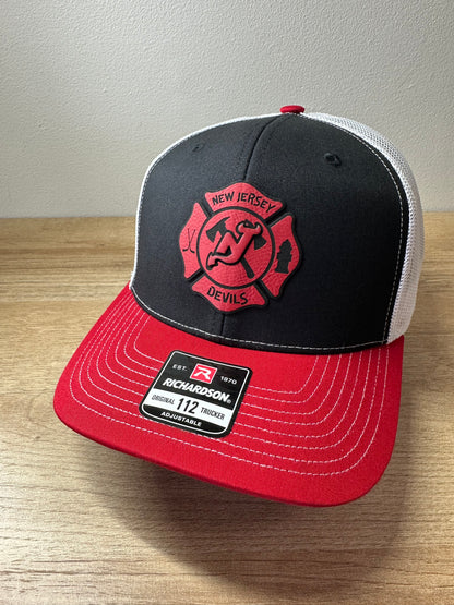 Firefighter Devils Tri-Color Snapback