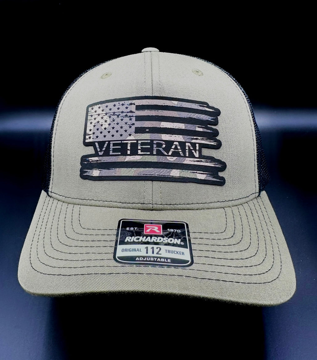 Veteran Torn Flag Snapback