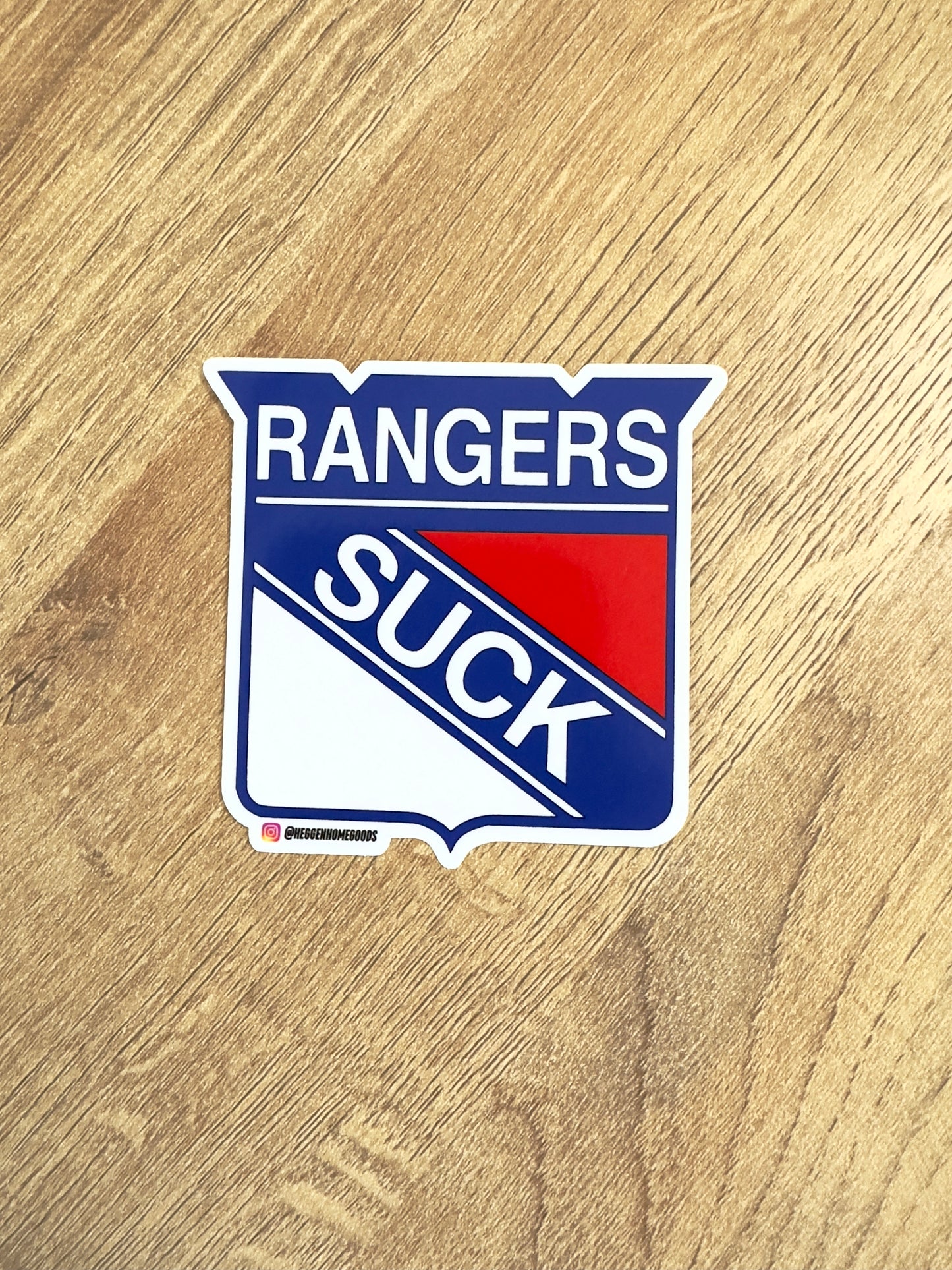 Rangers Suck 3" Sticker/Magnet