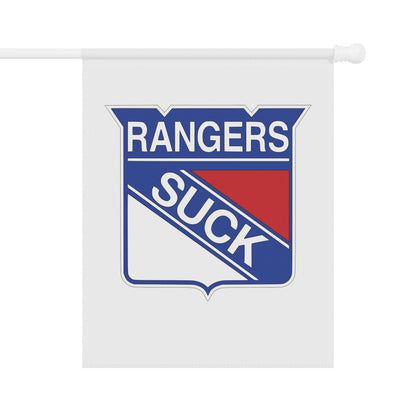 Rangers Suck Garden Banner