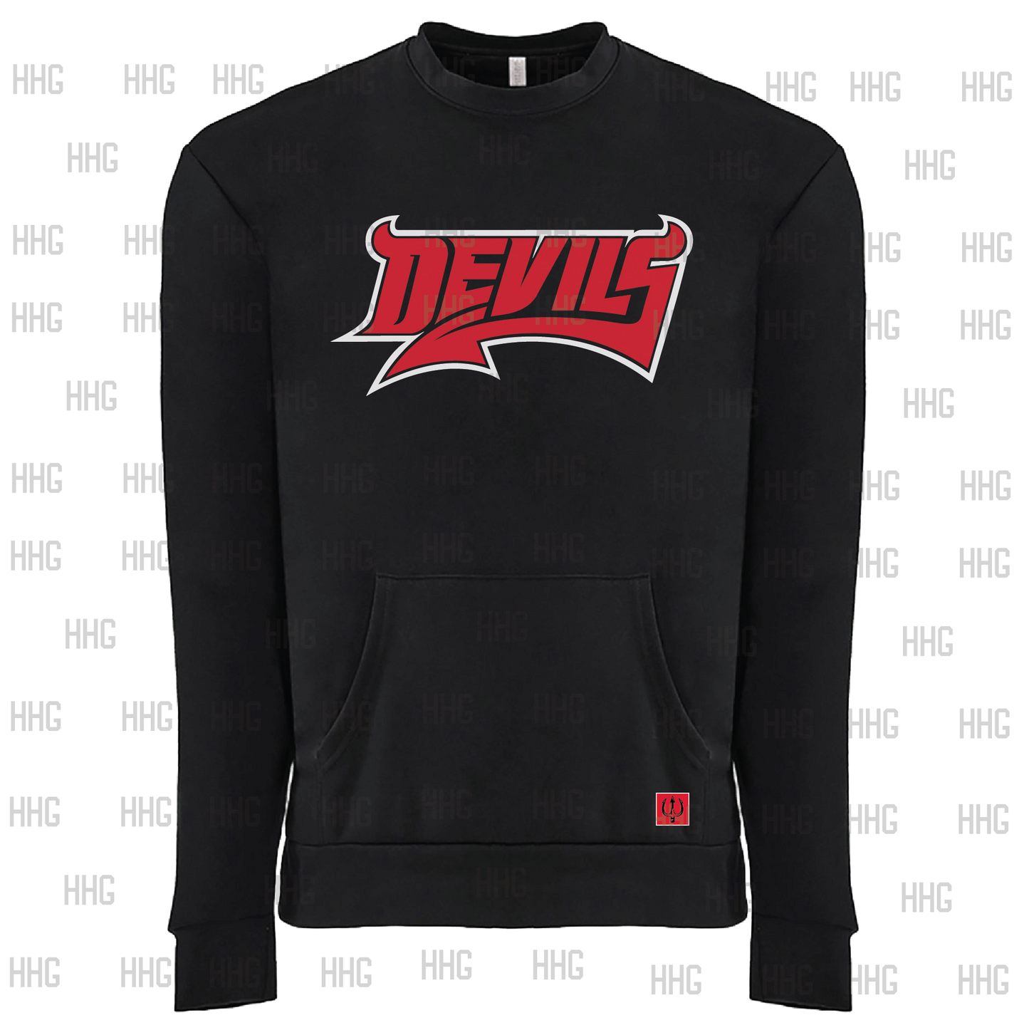 Devils Strike! Pocket Crewneck