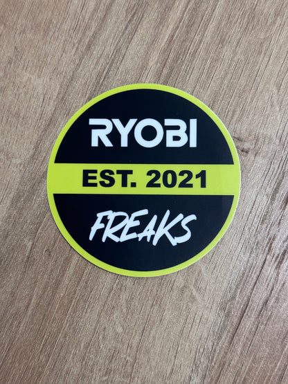 Ryobi Freaks Stickers