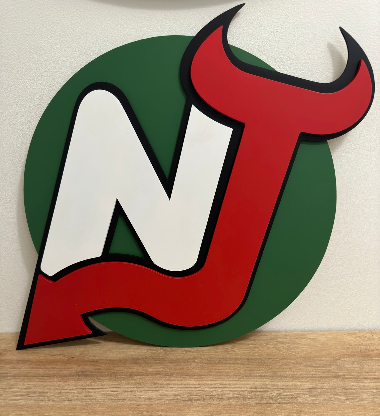 Devils Retro Media Sign