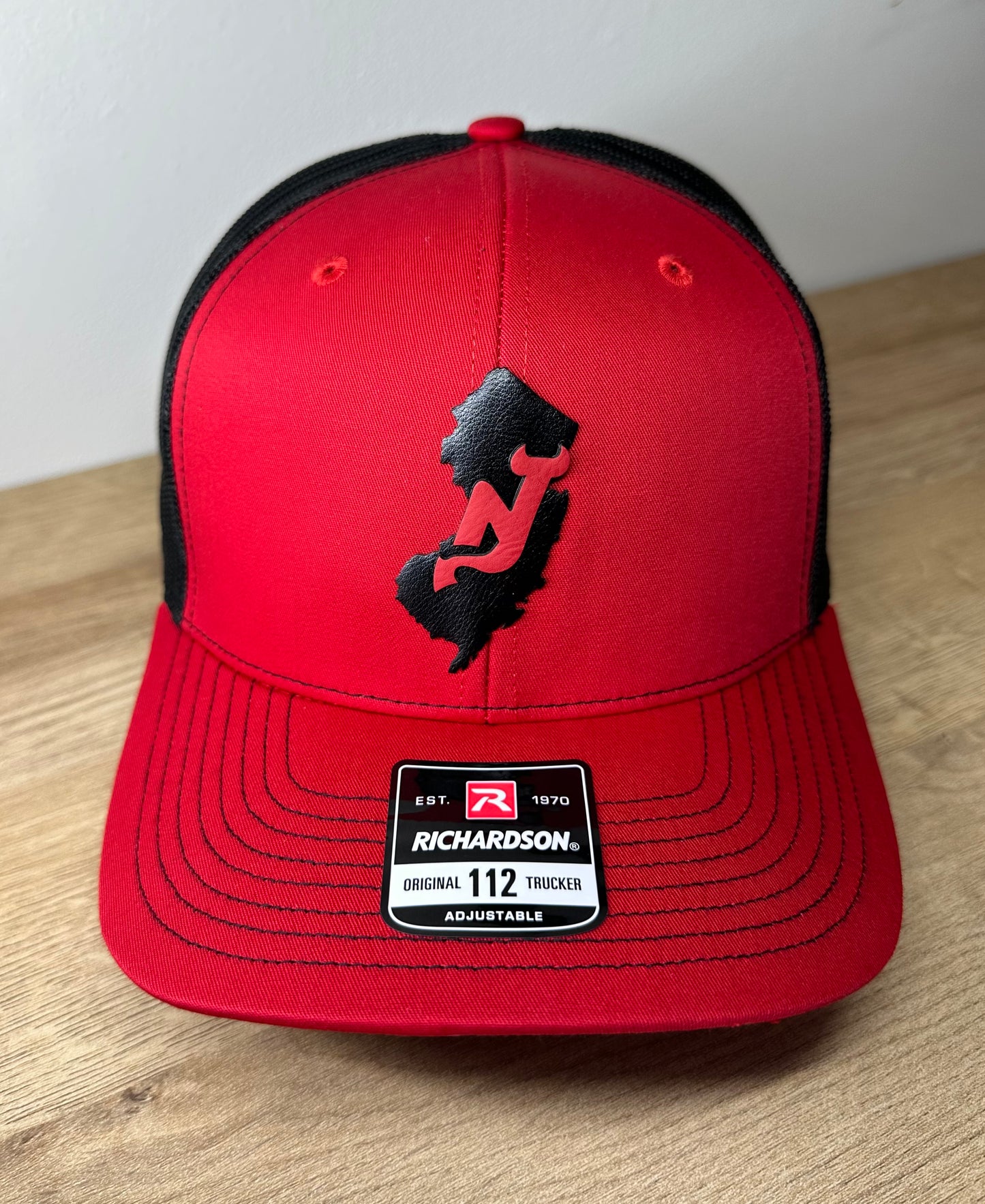 State Logo Red and Black Snapback