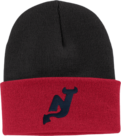 Red and Black Devil Beanie