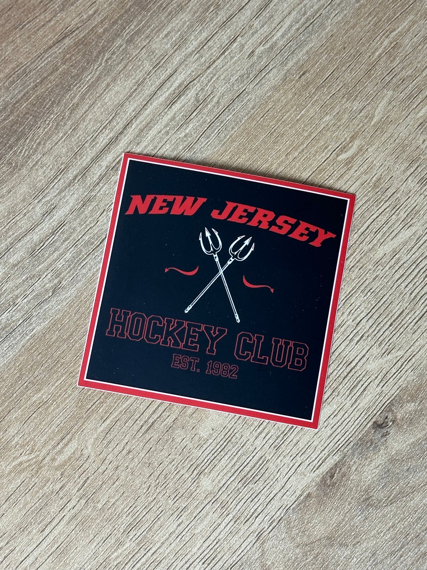 New Jersey Hockey Club Sticker