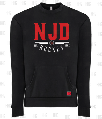 NJD Hockey Pocket Crewneck